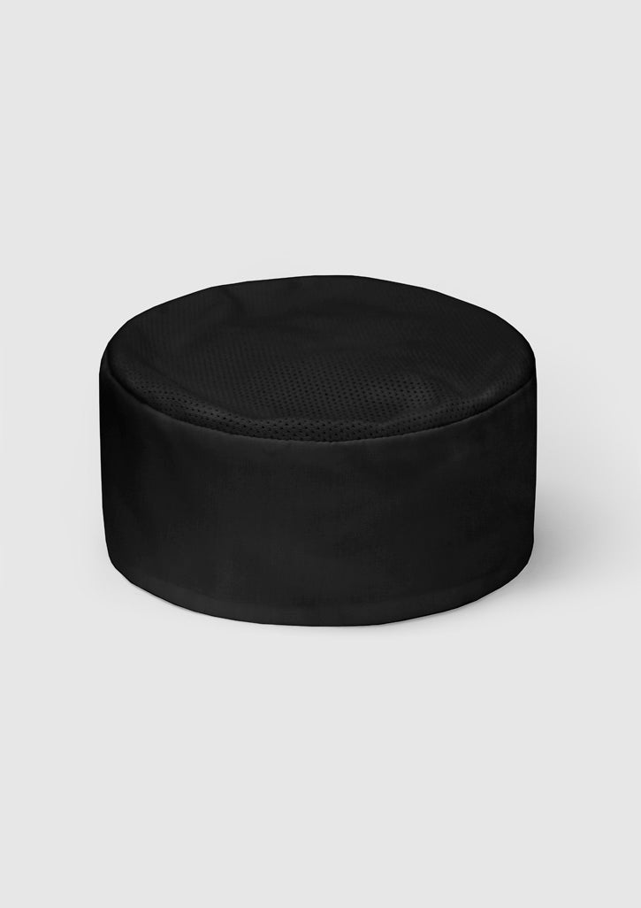 Mesh Flat Top Hat - Black