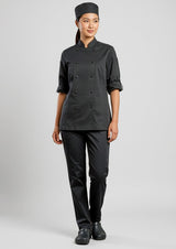 Saffron Womens Chef Flex Pant - Black