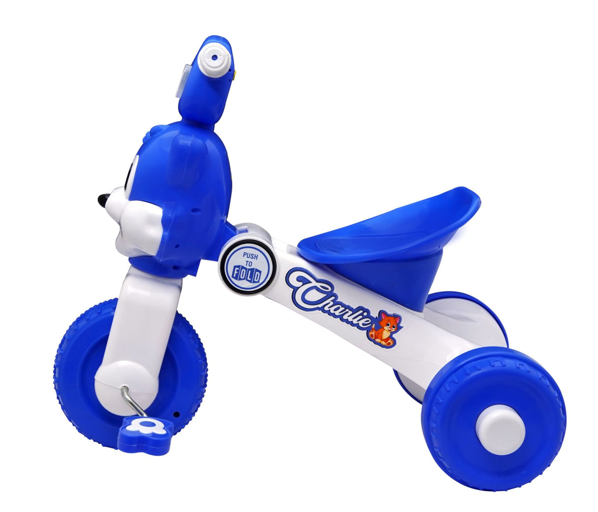 Kids Charlie Foldable Trike With Comfortable Seat FT-130 Blue