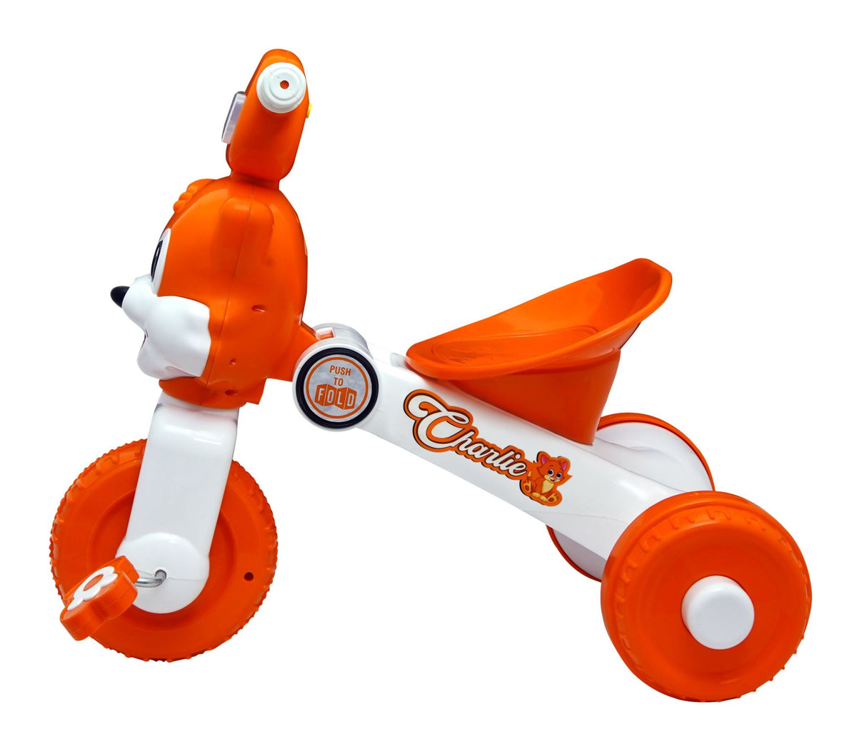 Kids Charlie Foldable Trike With Comfortable Seat FT-130 Orange