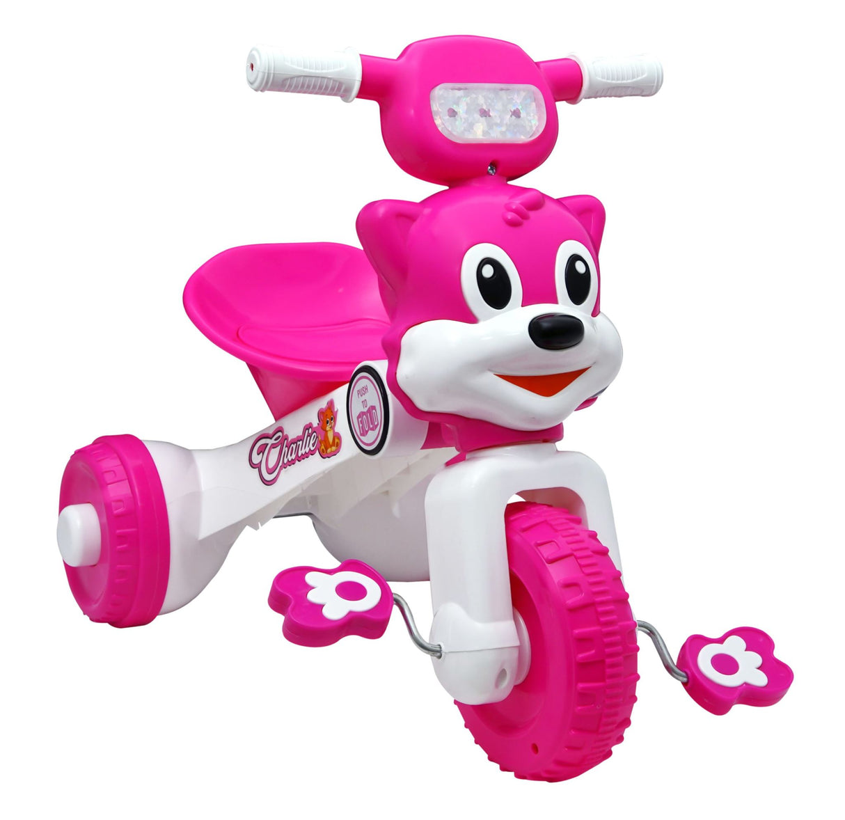 Kids Charlie Foldable Trike With Comfortable Seat FT-130 Pink