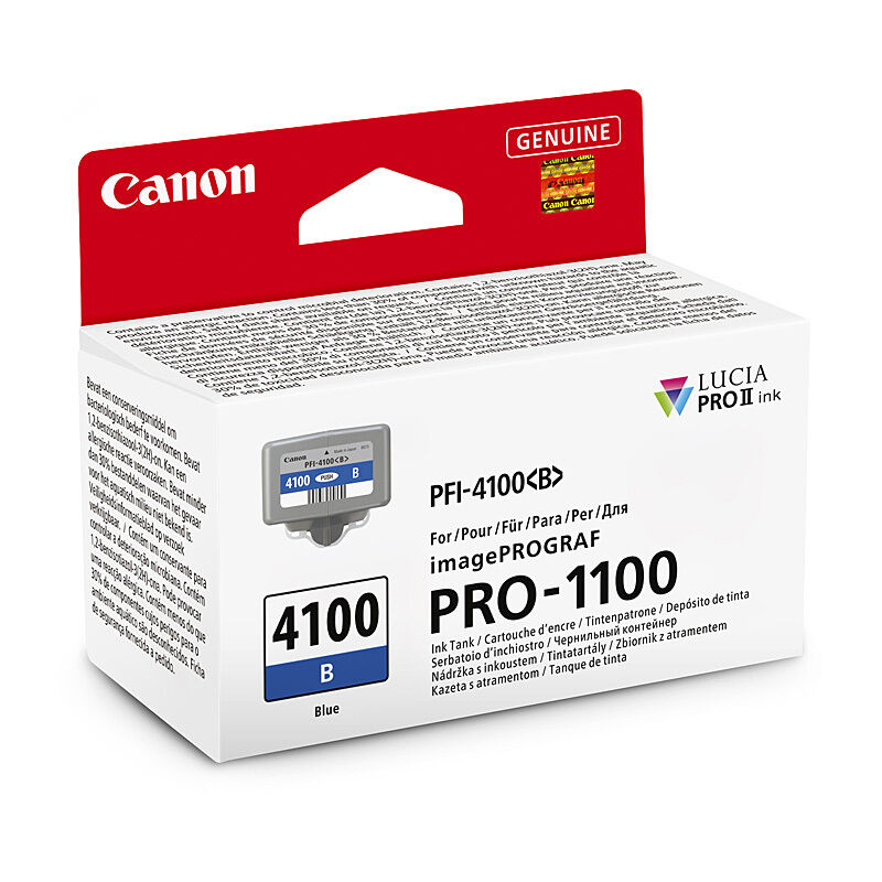 Canon PFI4100 Blue Ink Cartridge
