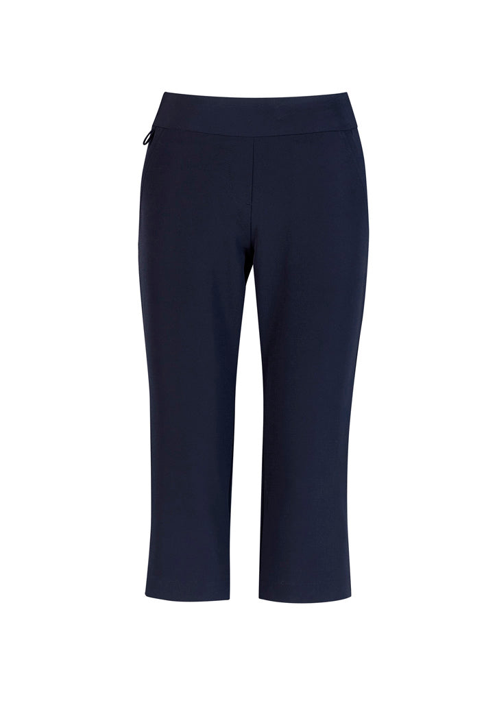 Jane Womens 3/4 Length Stretch Pant - Navy