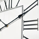 Marin Clock Natural Frame 40x40x6cm