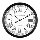 Aslan Clock Black Frame 38.5x38.5x6.5cm