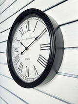 Aslan Clock Black Frame 38.5x38.5x6.5cm