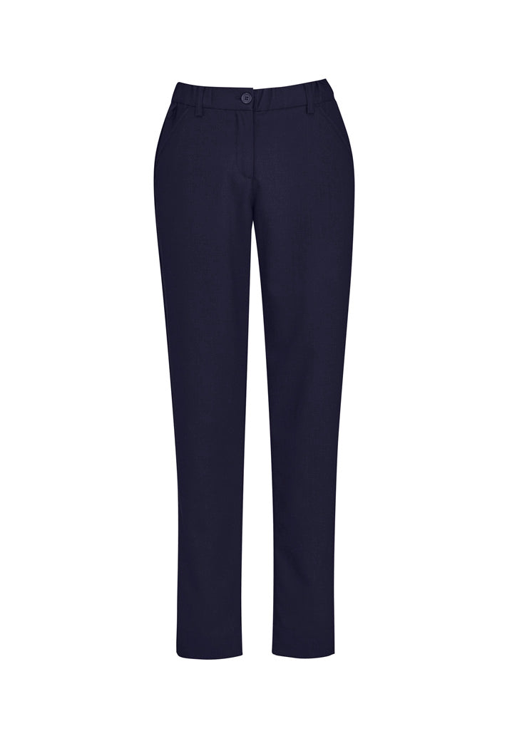 Comfort Waist Womens Slim Leg Pant - Navy