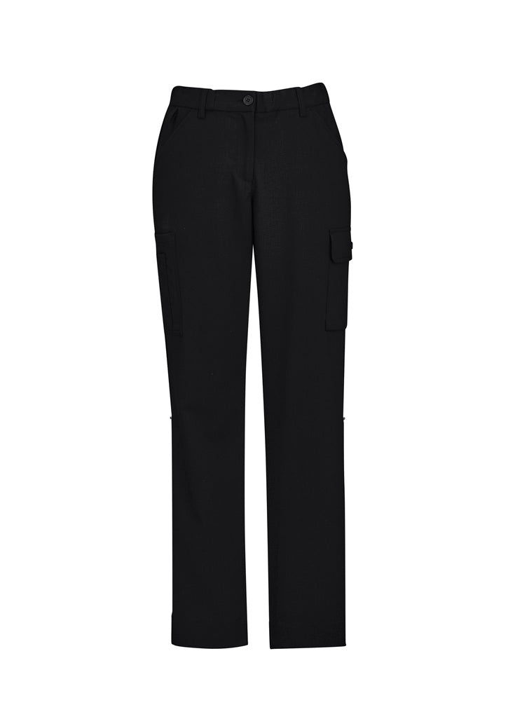 Comfort Waist Womens Cargo Pant - Black