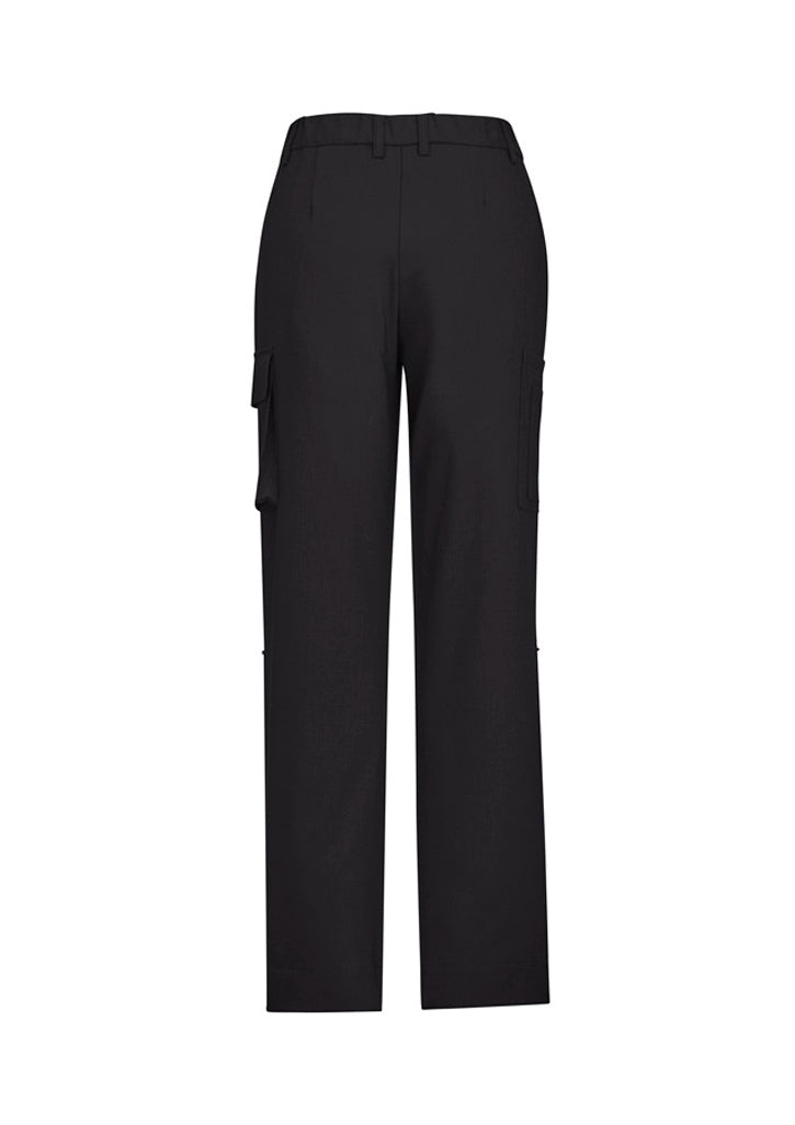 Comfort Waist Womens Cargo Pant - Charcoal