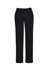 Comfort Waist Womens Straight Leg Pant - Black