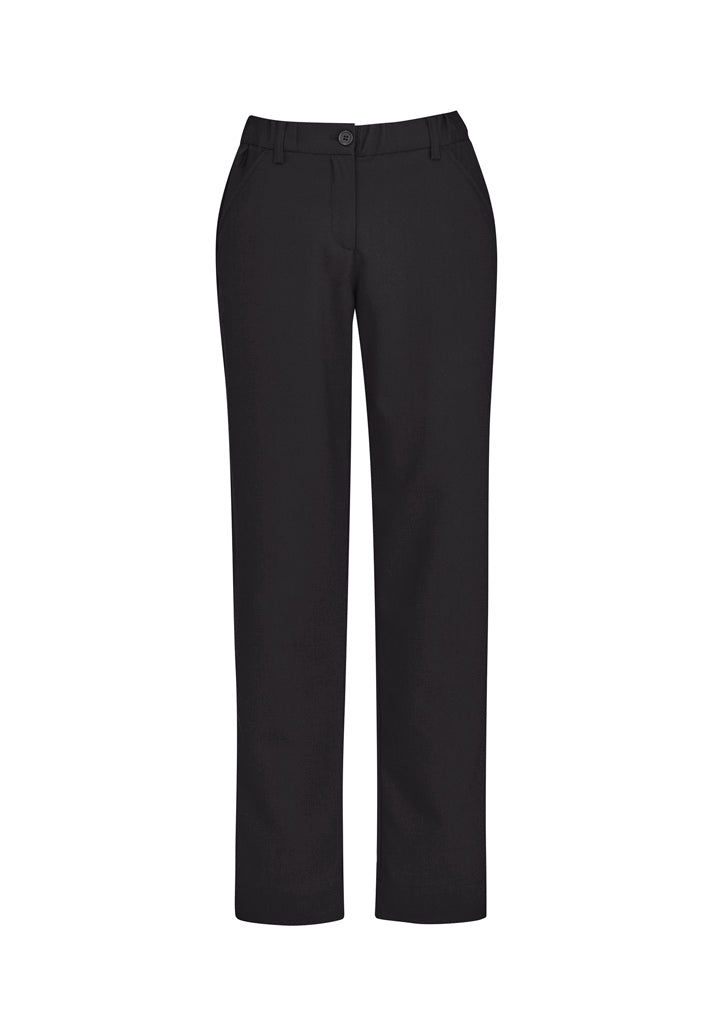 Comfort Waist Womens Straight Leg Pant - Charcoal