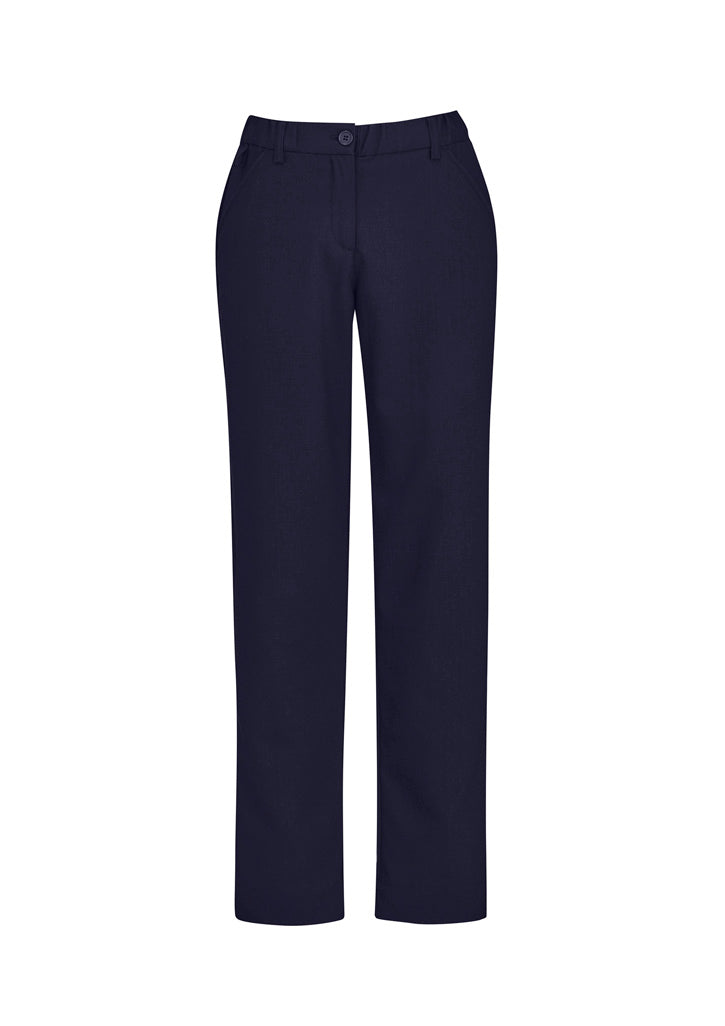 Comfort Waist Womens Straight Leg Pant - Navy