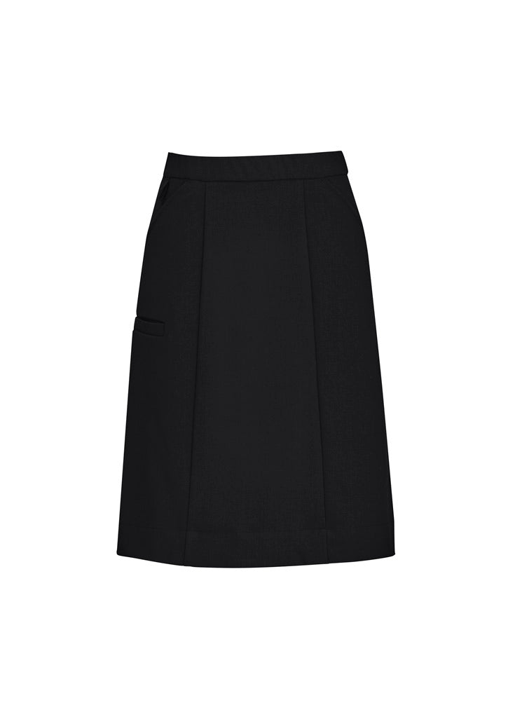 Comfort Waist Womens Cargo Skirt - Black