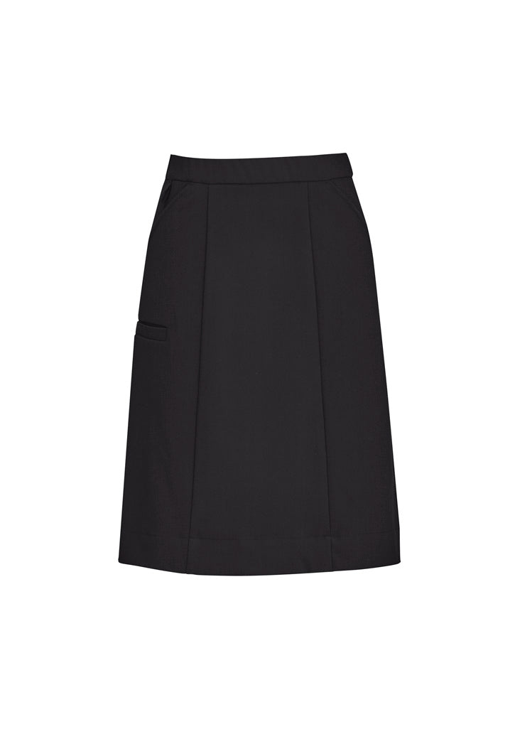 Comfort Waist Womens Cargo Skirt - Charcoal