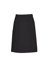 Comfort Waist Womens Cargo Skirt - Charcoal