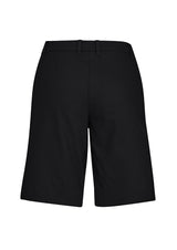 Comfort Waist Womens Cargo Short - Black