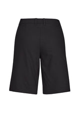 Comfort Waist Womens Cargo Short - Charcoal
