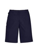 Comfort Waist Womens Cargo Short - Navy