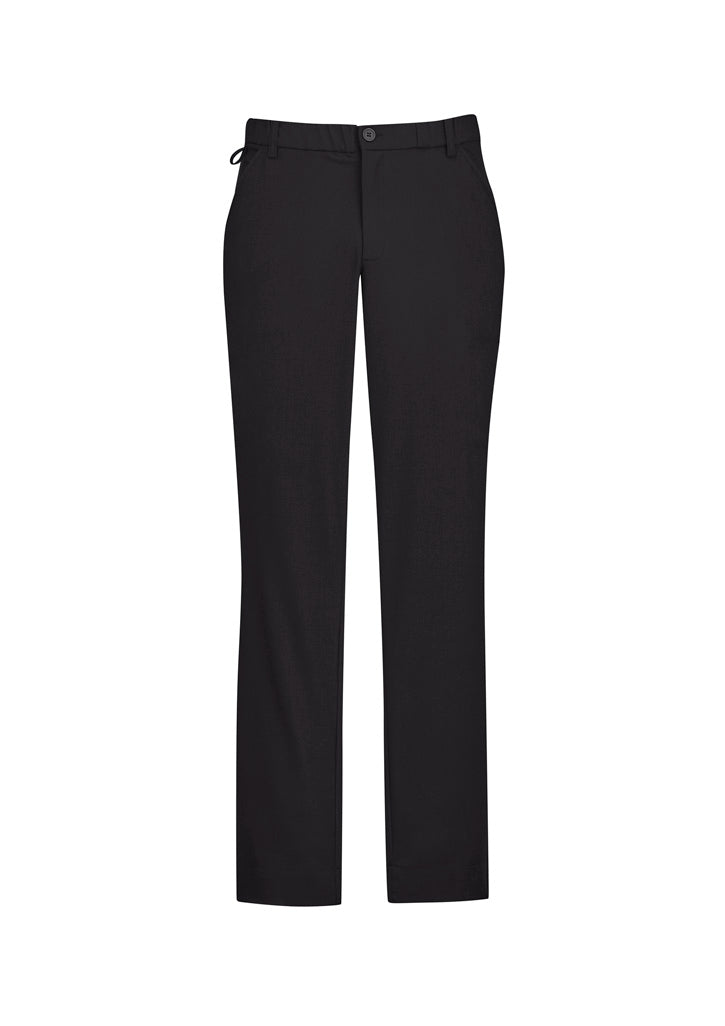 Comfort Waist Mens Flat Front Pant - Charcoal