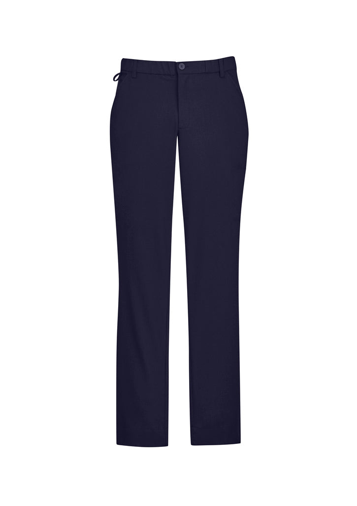 Comfort Waist Mens Flat Front Pant - Navy