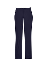 Comfort Waist Mens Flat Front Pant - Navy