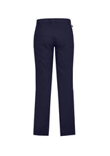 Comfort Waist Mens Flat Front Pant - Navy