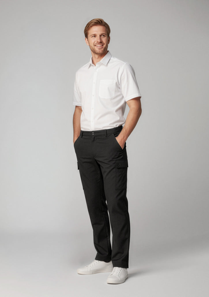 Comfort Waist Mens Cargo Pant - Navy