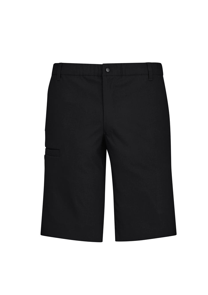 Comfort Waist Mens Cargo Short - Black