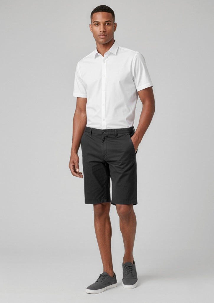 Comfort Waist Mens Cargo Short - Navy