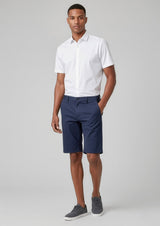 Comfort Waist Mens Cargo Short - Navy