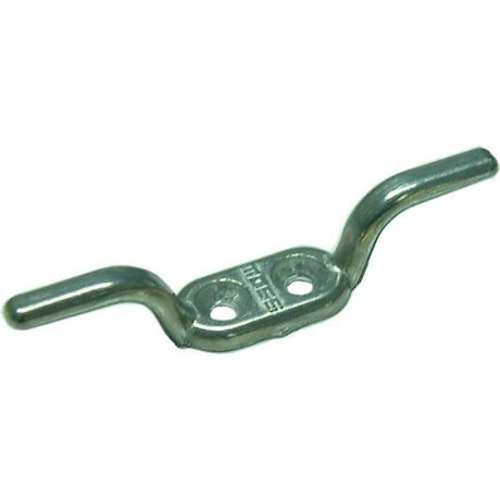 Zinc alloy 90mm cleat hook, ideal for securing awnings and blinds, featuring a strong, uniform design.