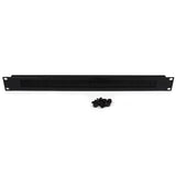 1U Brush Strip Horizontal Server Rack Cable Management Panel
