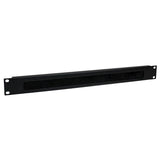 1U Brush Strip Horizontal Server Rack Cable Management Panel