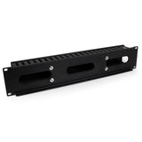 2U Horizontal Finger Duct Rack Cable Management Panel with Cover