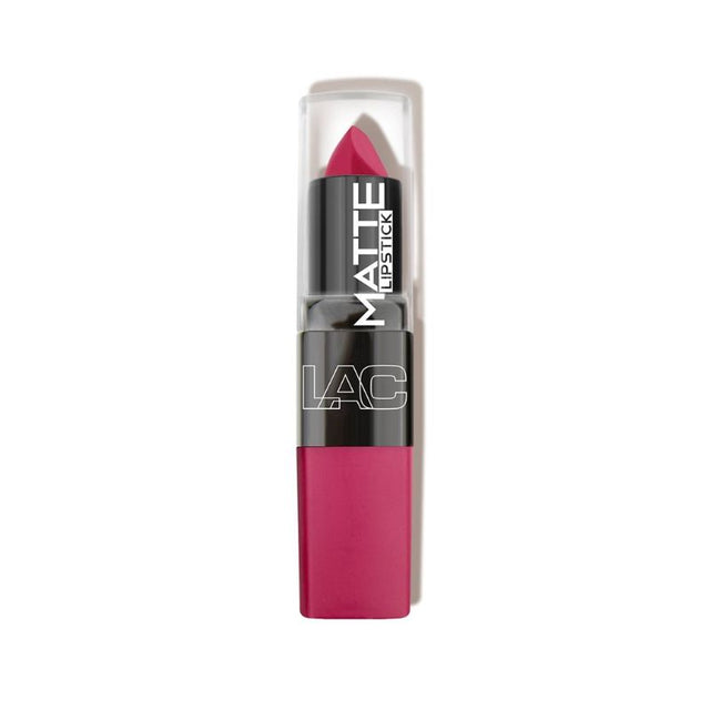 LA Colors Matte Lipstick Enchanting offers luxurious, vibrant color with a comfortable matte finish that lasts all day.