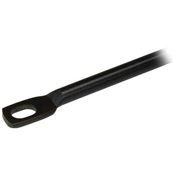 Horizontal Cable Lacing Bars for Racks - 10 Pack