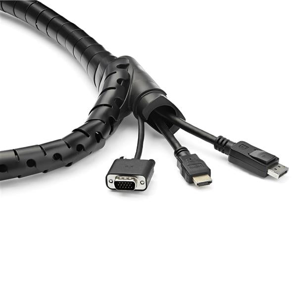 2.5m/8.2' Cable Management Sleeve, Spiral - 45mm/1.8" Diameter