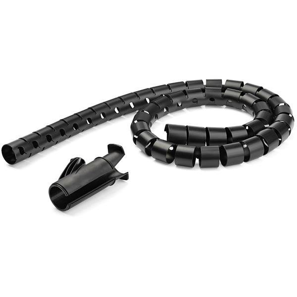 2.5m/8.2' Cable Management Sleeve, Spiral - 45mm/1.8" Diameter