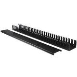 Vertical Cable Organizer with Finger Ducts - 0U - 1,8m (6 ft.).