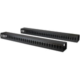 Vertical Cable Organizer with Finger Ducts - 0U - 1,8m (6 ft.).