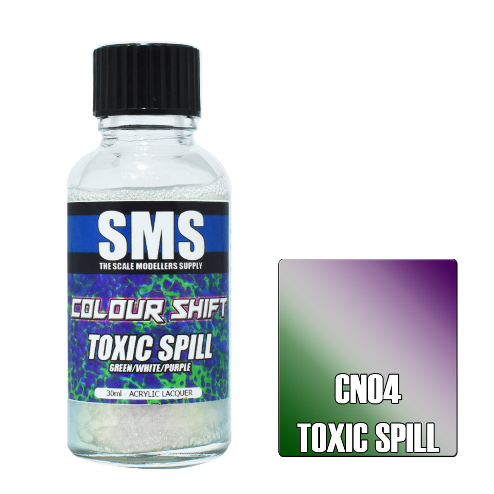 AIRBRUSH PAINT 30ML COLOUR SHIFT TOXIC SPILL ACRYLIC LACQUER