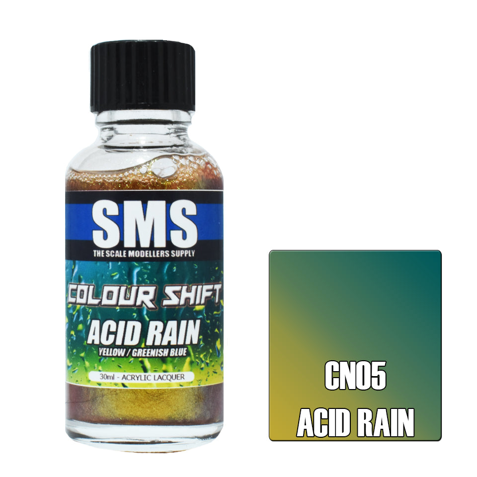 AIRBRUSH PAINT 30ML COLOUR SHIFT ACID RAIN ACRYLIC LACQUER