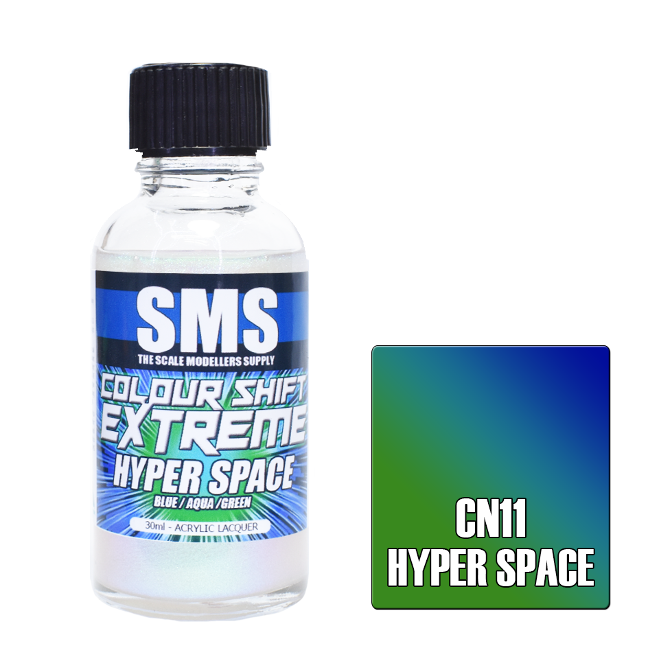 AIRBRUSH PAINT 30ML COLOUR SHIFT EXTREME HYPER SPACE ACRYLIC LACQUER