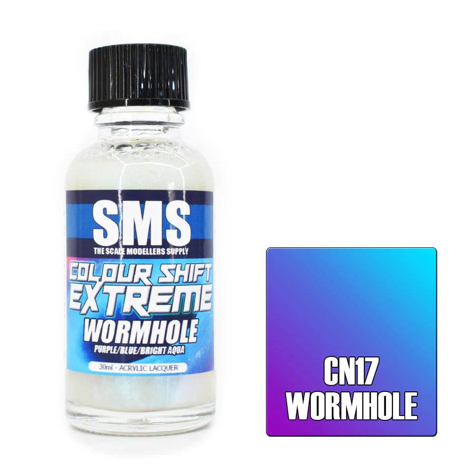 AIRBRUSH PAINT 30ML COLOUR SHIFT EXTREME WORMHOLE ACRYLIC LACQUER