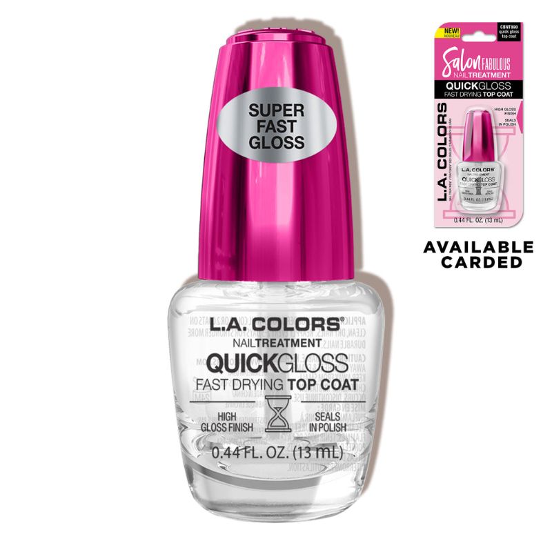 Salon Fabulous Nail Treatments - Quick Gloss Fast Drying Top Coat