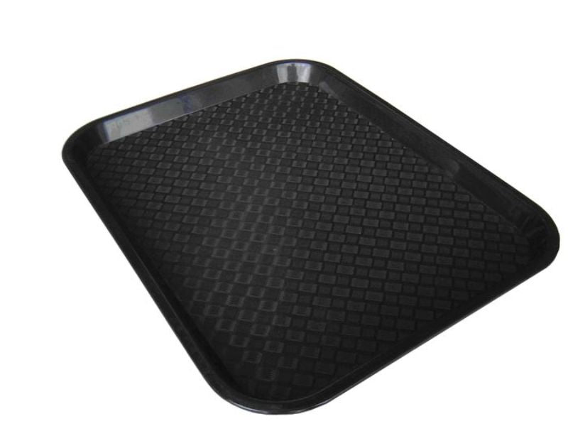 Fast Food Tray - Medium Black (40.5cm)