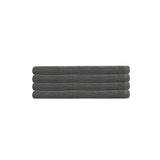 Chateau 4pack Hand Towel 40x70cm Charcoal- Bambury