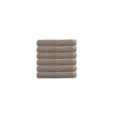 Chateau 6pack Face Washer 33x33cm Latte- Bambury
