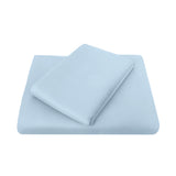 Double Chateau Fitted Sheet Blue- Bambury