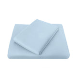Double Chateau Flat Sheet Blue- Bambury